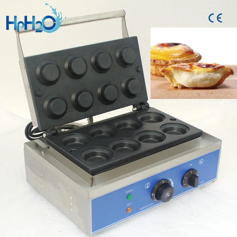 Коммерческая антипригарная электрическая 8 шт. машина для приготовления кондитерских изделий машина для яиц tart shell машина для яиц tart maker tartlet машина