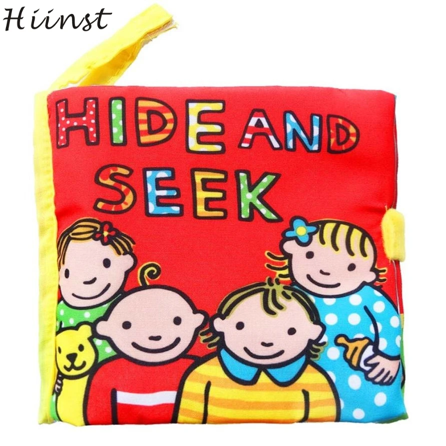 

HIINST Modern Cloth Book Soft Quiet Book for Baby Children Toddler Toy Cloth Hide and Seek Learning Education Jan12