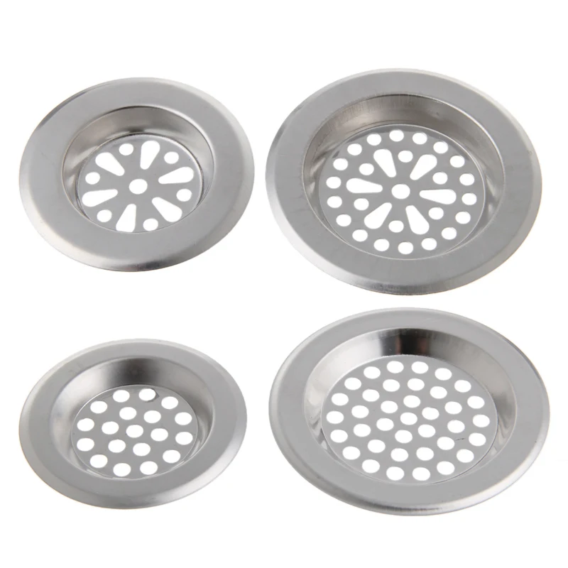 

Stainless Steel Mesh Sink Strainer Kitchen Bath Hair Catcher Trap Drain Filter
