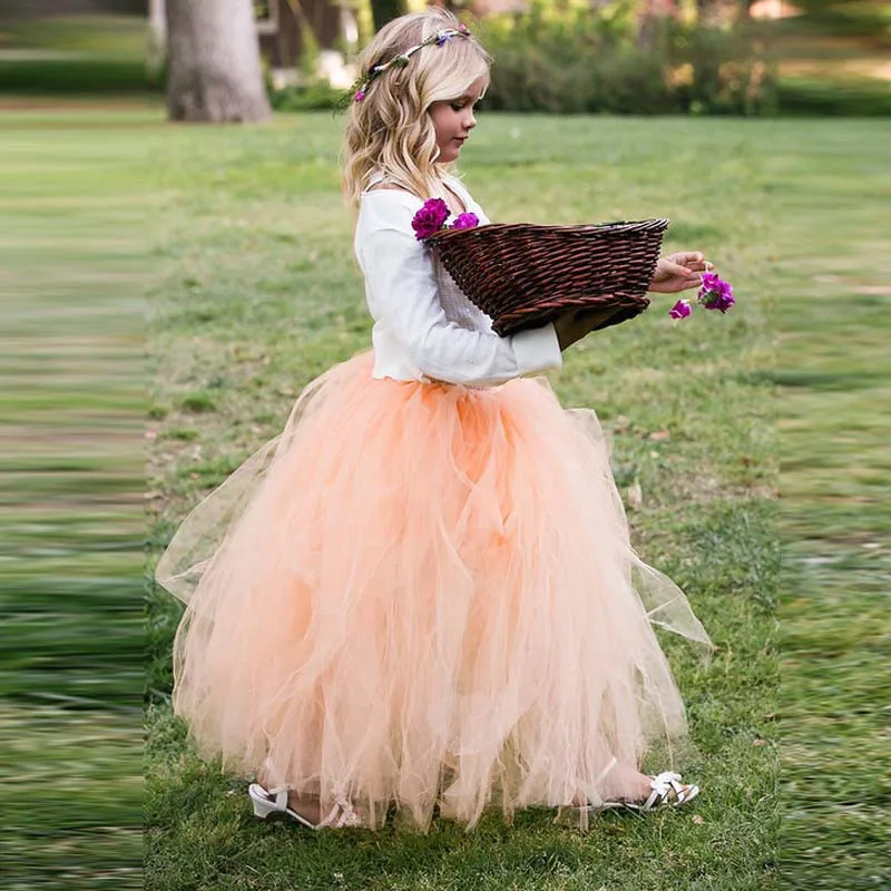 Popular Girls Long Tulle SkirtBuy Cheap Girls Long Tulle Skirt lots from China Girls Long Tulle