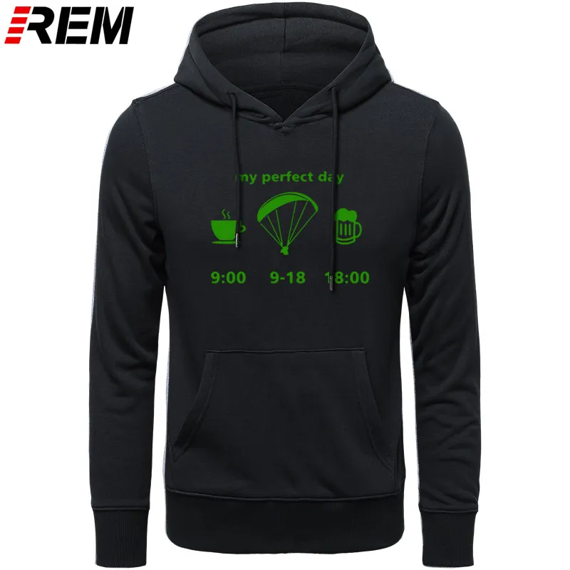 REM My Perfect Day Evolution Of Paragliding Drink, Забавный принт, Мужская одежда, брендовый хлопковый топ с длинными рукавами, Толстовки, Толстовки