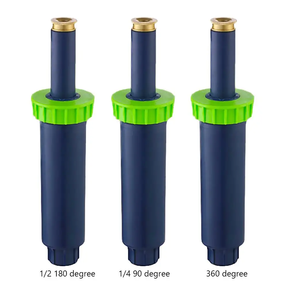 Copper Automatic Water underground Retractable Lawn Sprinkler 90/180