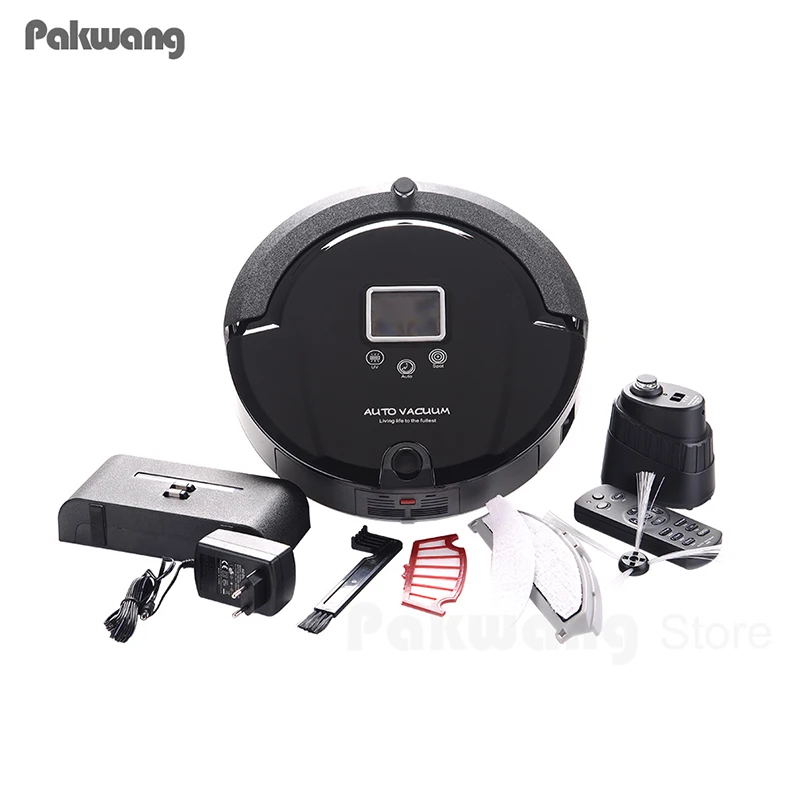 

2018 Hot LED Display, Space Isolator,Recharge Base,Remote Control Uv Lamp Vacuum Cleaners