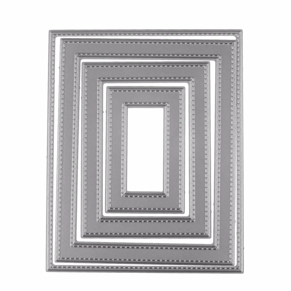  Adv-one Rectangle Photo Frame Metal Steel Cutting Dies for DIY Scrapbook Invitation Photo Card Embo - 32987060324