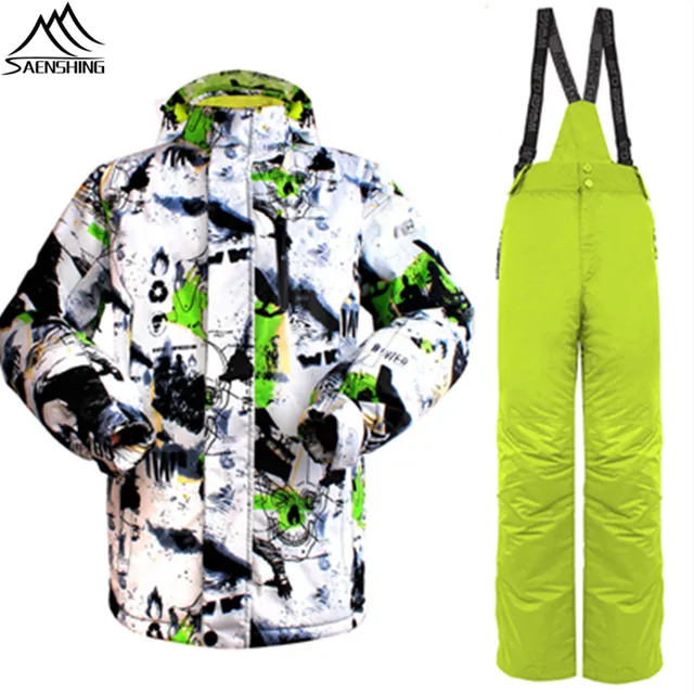 Best price at $105 Cheap 2016Men`s Skiing Jacket Sets Waterproof Thicken Warm Snow Coats For Outdoor Sport Snowboard Jacket+Ski Pants Winter Clothes Hi-Q