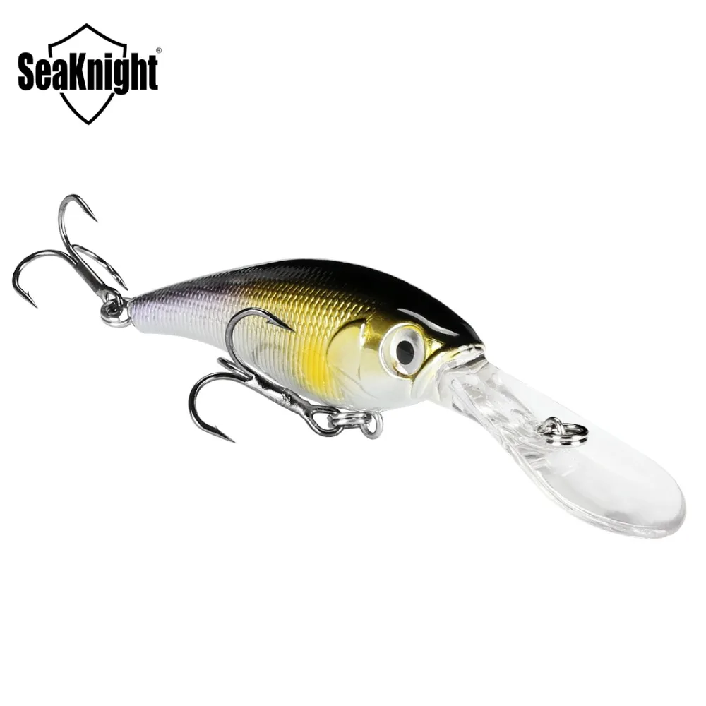 SeaKnight SK006 1 шт. CrankBait плавающая 2 5 м глубина качество 62 мм 6 г Гольян твердый воблер