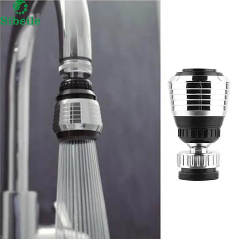

SBLE 360 Degree Water Swivel Head Adapter Saving Tap Faucet Aerator Connector Nozzle Filter Mesh Home Hotel Adapter