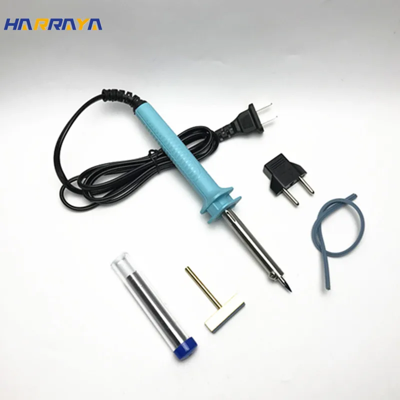 

220V 30W soldering iron torch tool with solder T-head rubber strip for LCD pixel repair welding tool set welding pen