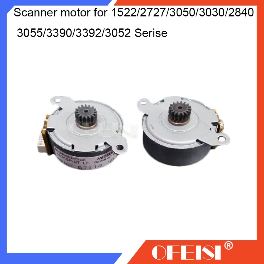 

Оригинальный Для HP 2727NF 1522 2727 3050 3030 3020 2840 3055 3390 3392 3052 1522N 1522nf электродвигатель сканера Q3066-60222 Q3948-60186