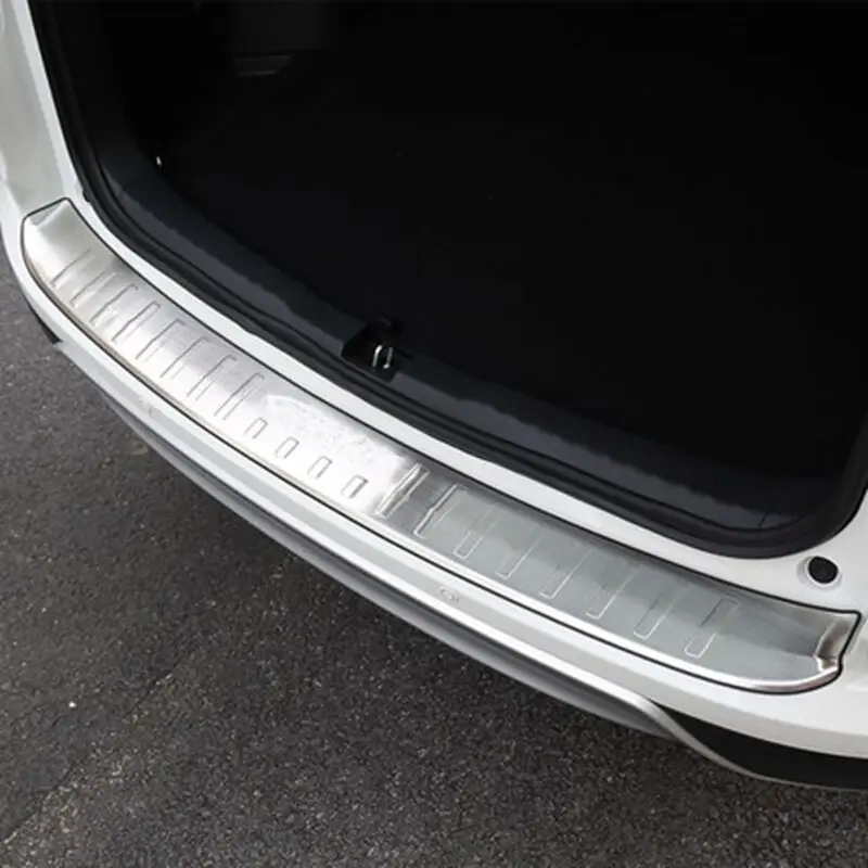 

MONTFORD For Honda CRV CR-V 2012-2016 Stainless Steel Outer Rear Bumper Protector Sill Threshold Scuff Plate Guard Cover 1Pcs