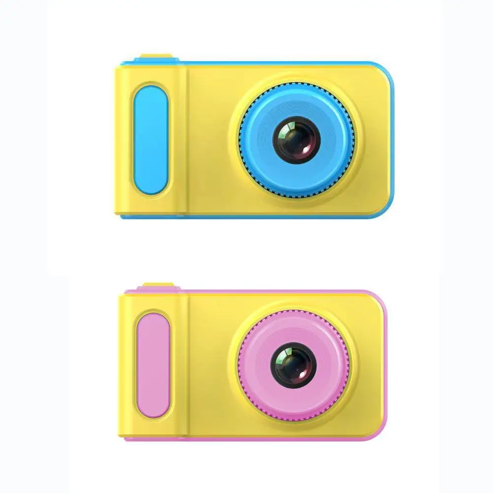 Mini Digital Camera 2 Inch Cartoon Cute Camera Toys Children Birthday Gift 1080P Toddler Toys Camera Cartoon Game Photo