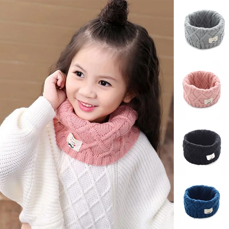 Buy Cute Cotton Baby O Necked Ring Scarf Winter Warm Scarves For Girls Boys