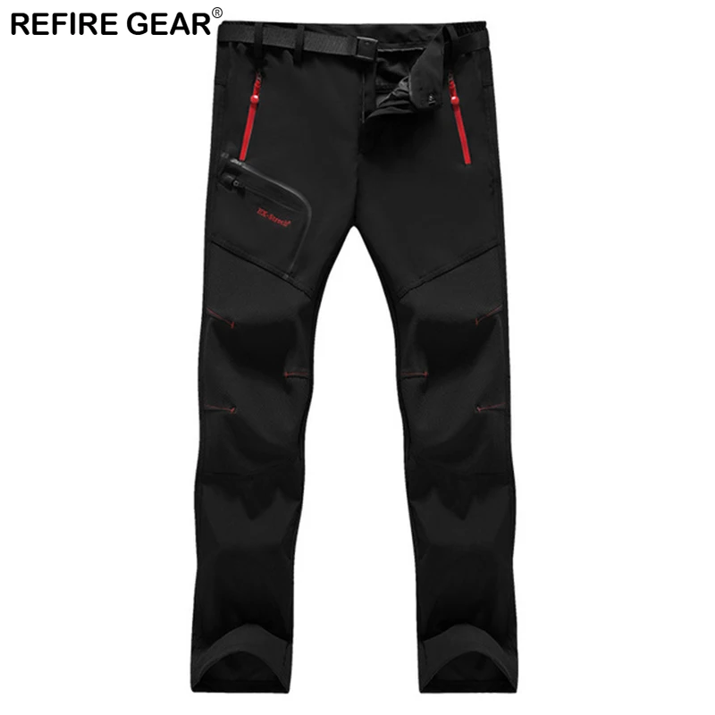 

ReFire Gear Summer Spring Outdoor Sport Climb Hiking Pants Quick Dry Breathable Waterproof Thin Camping Men Trousers 5XL 6XL