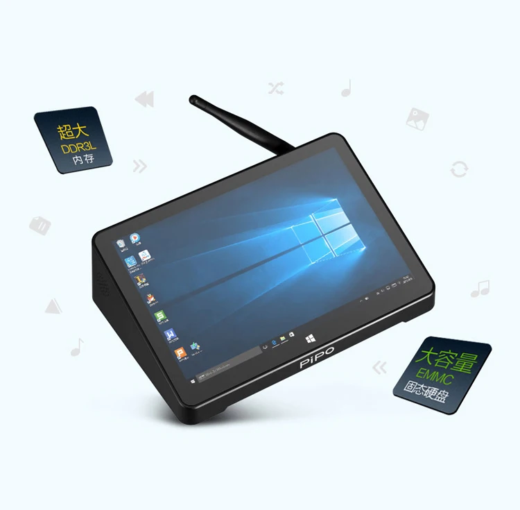 2G RAM 32G ROM 7 "pipo X8 Pro Mini PC с четырехъядерный процессор Intel Cherry Trail z8350 windows 10 1,44 ГГц мини ТВ BOX Поддержка ips экран