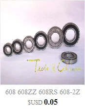 10 шт. 606 606ZZ 606RS 606-2Z 606Z 606-2RS ZZ RS RZ 2RZ Глубокие шаровые подшипники 6x17x6 мм Высокое качество