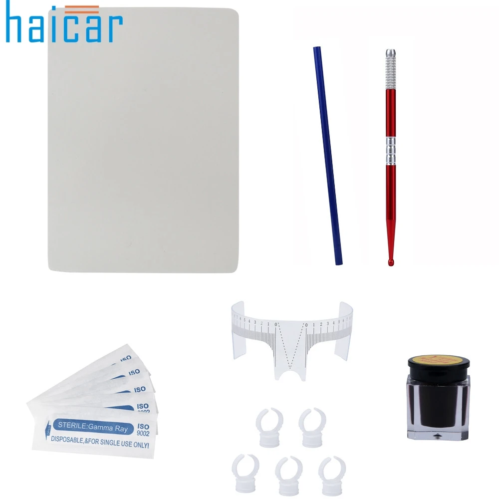 1set Microblading Permanent 3D Makeup Eyebrow HAICAR set Pen Pigment Kit New Arrival 17M11