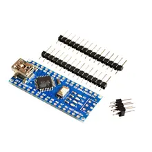 10 шт./лот MINI USB Nano V3.0 ATmega328P CH340G 5 в 16 м плата микроконтроллера для arduino NANO 328P NANO 3,0