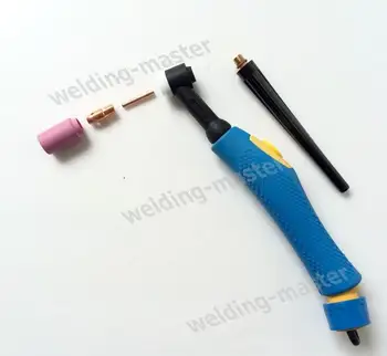 

WP 9 WP9 SR9 Consumables head body for TIG Torch, air cooled, 125A, blue