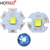 Newset CREE XHP50.2 3V 2nd generation Cold White 7000K Blue LED Bead Diode Lamp 3V Version 6A with 20mm 16mm DTP Copper MCPCB ► Photo 1/6