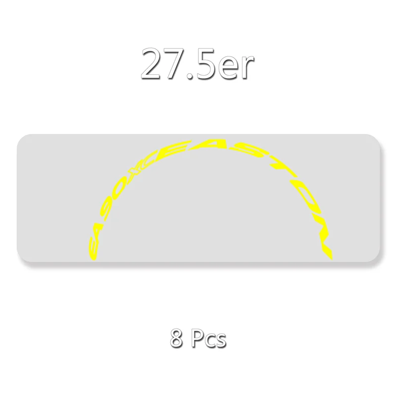 EA90XC Набор для обода колеса наклейки/наклейки горного велосипеда/велогонка велосипеда для 26/27. 5/29 дюймов MTB DH - Цвет: 27.5er Yellow