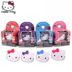 Hello kitty 2019 новые игрушки для макияжа для девочек, очаровательные Ароматические кольца, безопасные нетоксичные наборы для макияжа, Детские