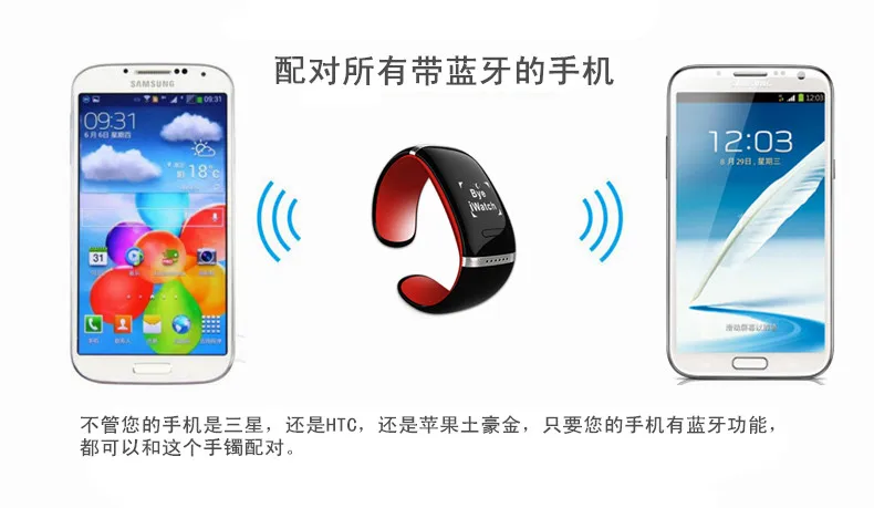 Горячая распродажа! Winait Bluetooth Smart Браслет WT-21