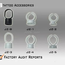 100 шт. белыми чернилами кольцо с два места для перманентный макияж чернила татуировки