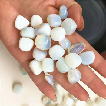 

50g White Opal Tumbled Crystals Quartz Gravel Stones Healing Decoration Lucky Natural Quartz Crystals