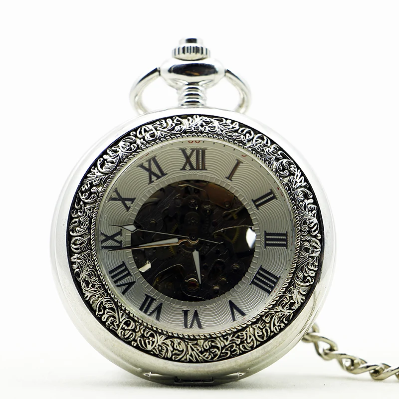 

Top Brand Retro Mechanical Pocket Watch Man Women Fob Chain Watches Roman Antique Vintage Stylish PJX1191