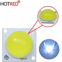 1-10 шт. 30 Вт-50 Вт 5500LM литье Топ объектив флип чип COB светодиодный чип диоды холодный белый теплый полный спектр белого розового 30-36 в 60 градусов