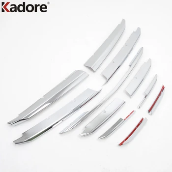 

For Mazda 3 Axela 2014 2015 2016 ABS Chromed Front Center Grilles Decoration Head Racing Grills 11PCS/SET Garish Strips