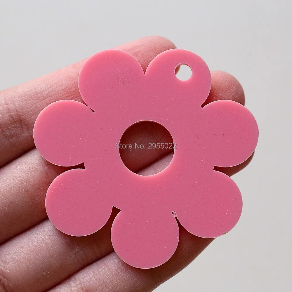 Acrylic FLOWER Keychain Blanks,Laser Cut key chainsin Party DIY