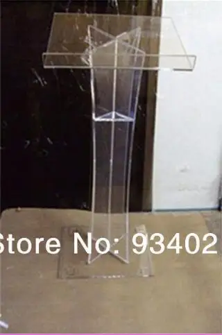 

Free Shipping lectern Transparent Beautiful Modern Design Simple Firm Cheap Acrylic Lectern