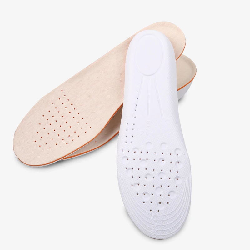 Soybean fiber invisible increase damping breathable shoes Insole for men and women 15mm 25mm 35mm
