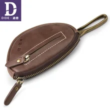 DIDE, высокое качество, мужской держатель для ключей, кошелек из натуральной кожи, чехол для автомобильных ключей, винтажный бизнес брелок для ключей, Мужская ключница, сумка для ключей