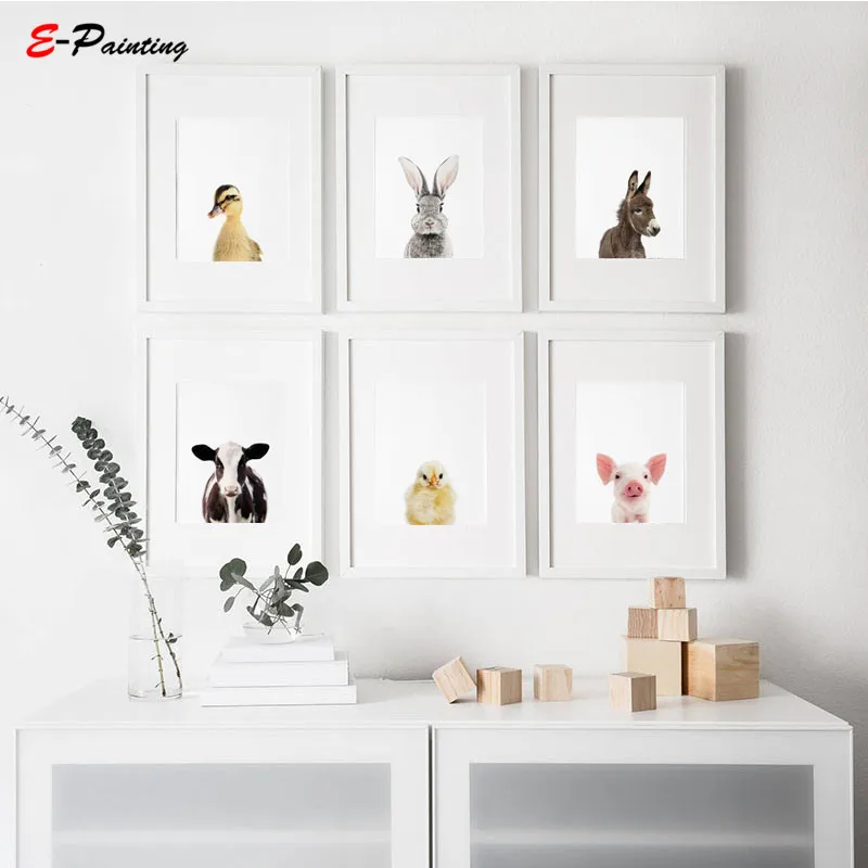 Us 3 55 29 Off Modern Wall Painting Nursery Decor Prints Canvas Print Farm Animals Duckling Bunny Foal Piglet Calf Poster In Us 3 55 29 Off Modern Wall Painting Nursery Decor Prints Canvas Print Farm Animals Duckling Bunny Foal Piglet Calf Poster In