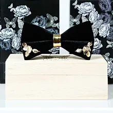 Новое мужское модное платье ручной работы, Мужская татуировка, шитье, дизайн, розы из металла, платья жениха, бабочка на шею