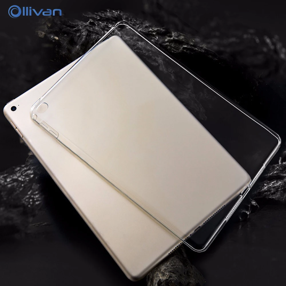 

Silicone Case For iPad 9.7 2018 2017 Cover Clear Transparent Soft TPU Case For iPad Air 2 Tablet Case For iPad 2 3 4 Coque