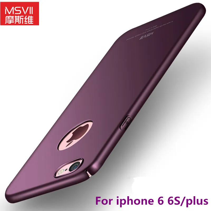 Msvii брендовый роскошный мягкий чехол для телефона iphone 6 S жесткий пластиковый