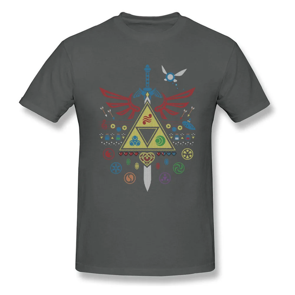 Song Of Christmas Time футболка для мужчин Legend Of Zelda футболка Hyrule Warrior топы Одежда для геймеров крутая черная футболка