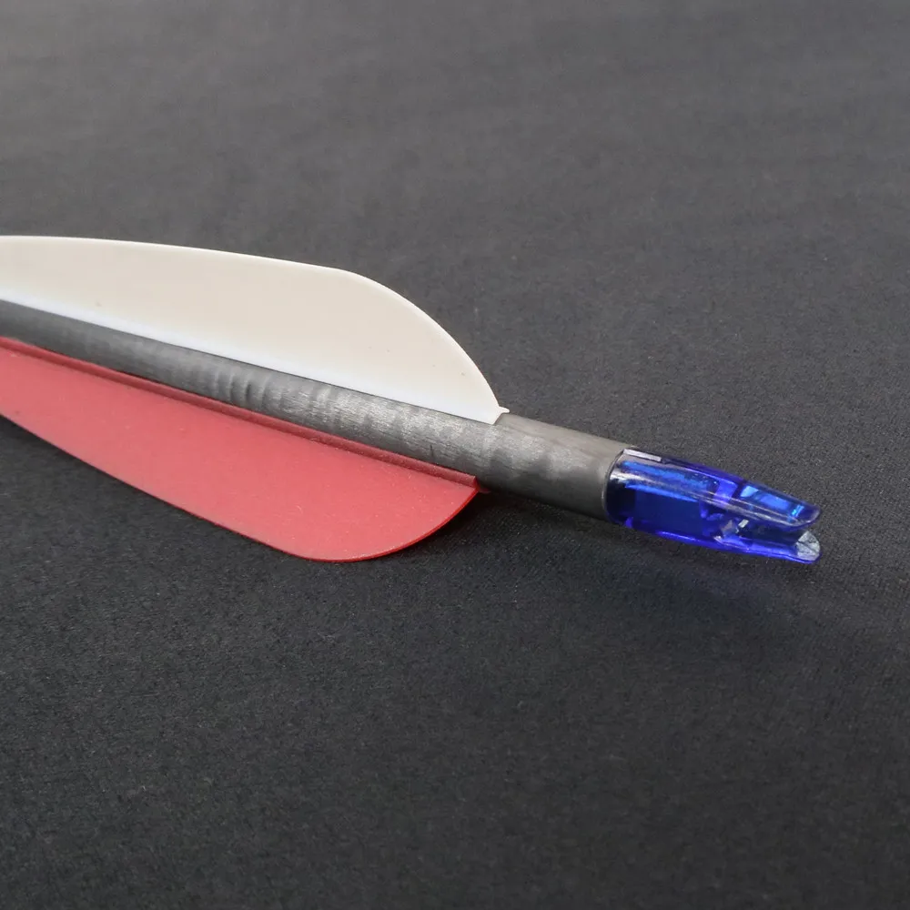 archery arrow nocks clear blue (4)