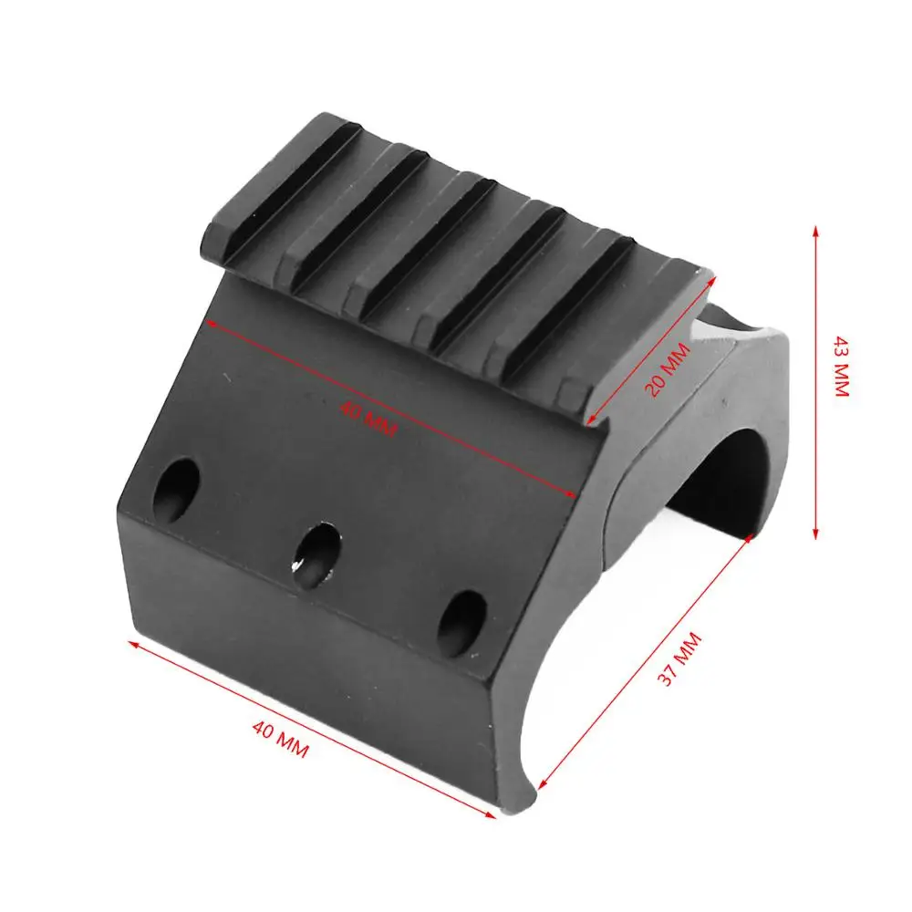 20 мм Пикатинни прицел Базовый адаптер винтовка ствол кронштейн для прицела конвертер лазерный прицел база фонарик крепление принадлежности для охоты - Цвет: Size A