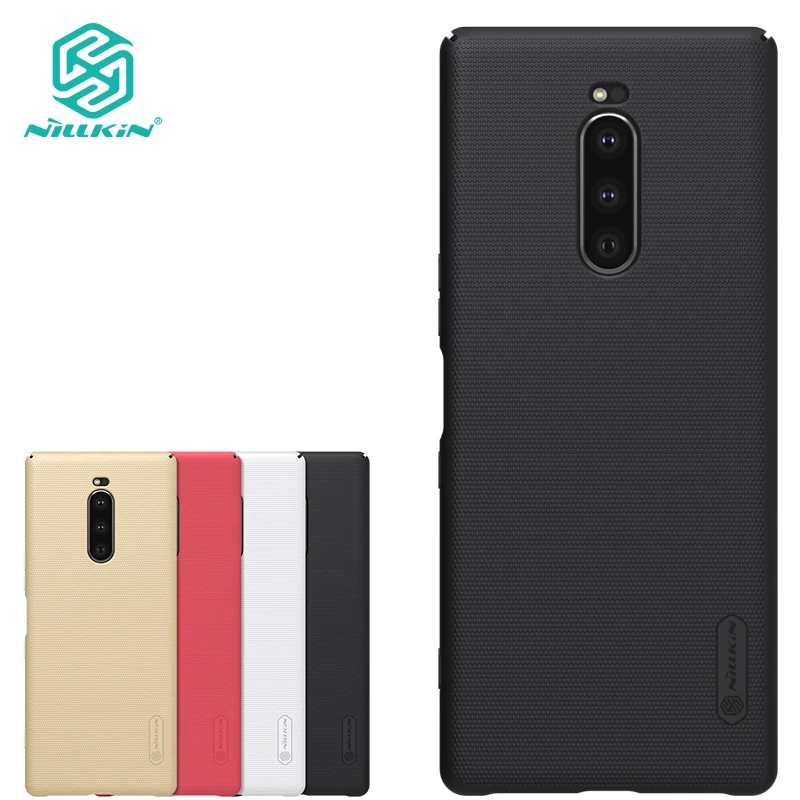 

Nillkin Matte Case for Sony Xperia 1 Super Frosted Shield Mobile Phone Shell Ultra Thin PC Hard Cover