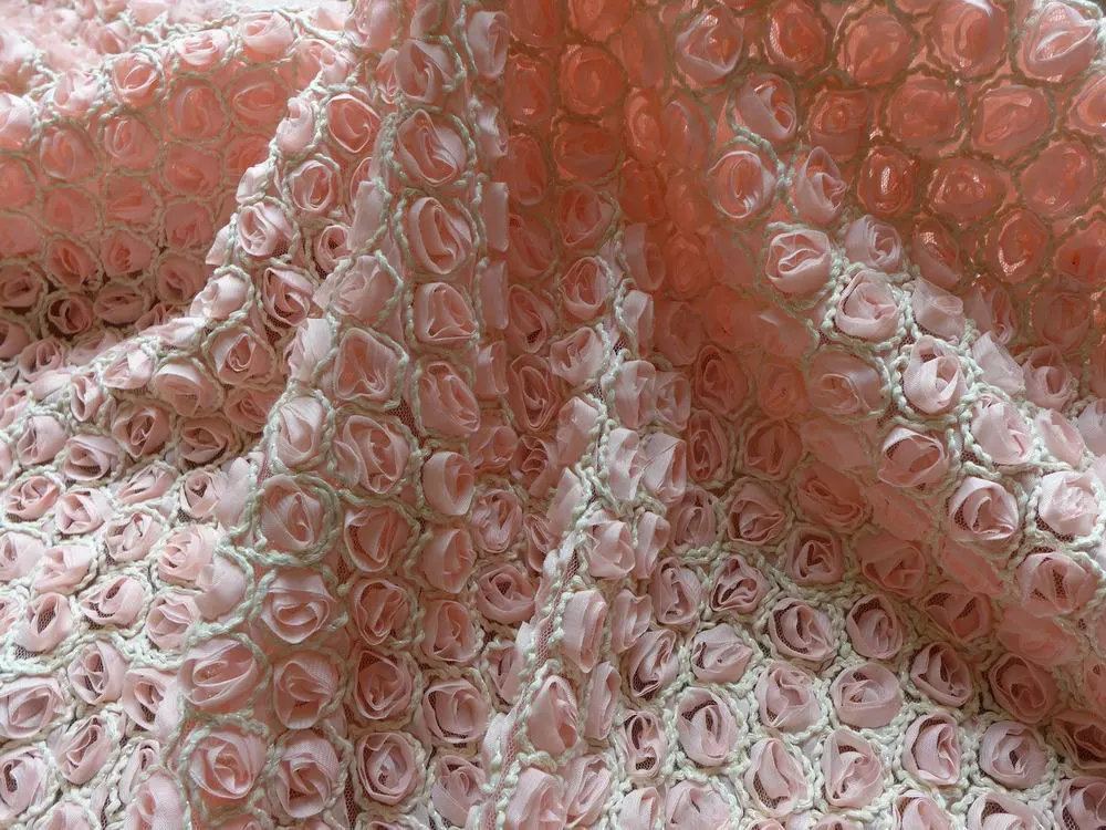 rose lace fabric
