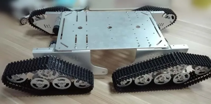 RC 4WD металлический бак шасси большой нагрузки гусеничный автомобиль большой подшипник гусеничный трек DIY RC игрушка умный автомобиль шасси робот