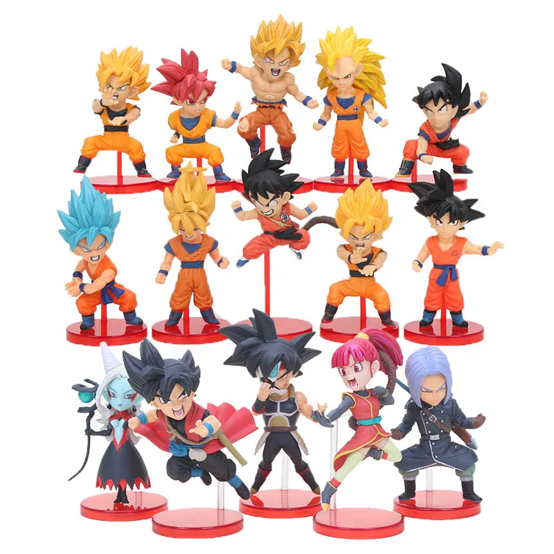 5 шт./компл. Dragon Ball Z 7 я годовщина зено Гоку стволы Вегета супер Драконий жемчуг