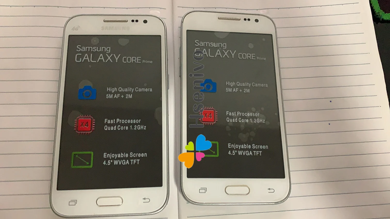 Разблокированный мобильный телефон samsung Galaxy Core Prime G360F 4G LTE, четыре ядра, две sim-карты, 1 ГБ ram, 4,5 дюймов, сенсорный экран