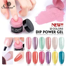 Saviland 10 г блестящая пудра для погружения 12 цветов для дизайна ногтей, градиентный французский дип-лак для украшения ногтей, инструменты для дизайна ногтей