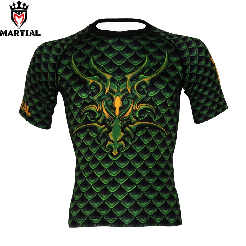Боевые искусства: The Guardian of Dargon mma rashguard футболки для боевых искусств боксерские