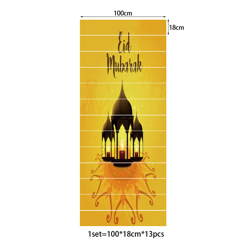 13 шт. для мусульманского праздника Рамадан, креативные наклейки на стену Стикеры для лестницы креативные лестничные ступени DIY Украшение дома для детской комнаты